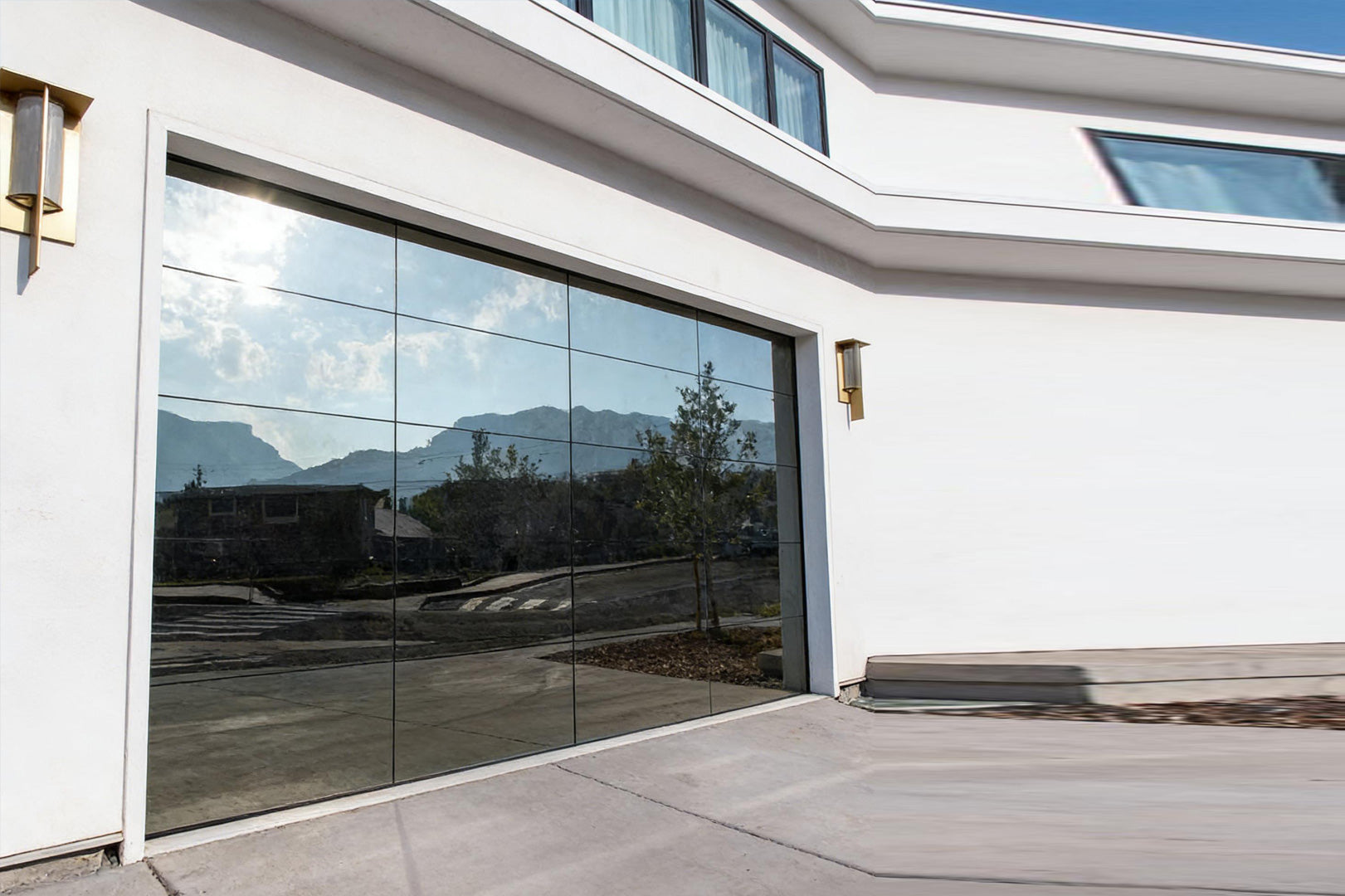 Flush Glass Garage Door - Home Design - Factory Direct Pricing