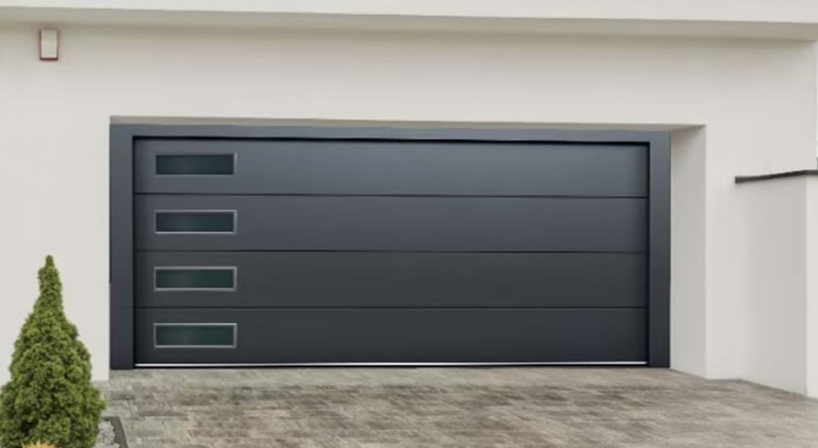 Fashionable gray+perspective window