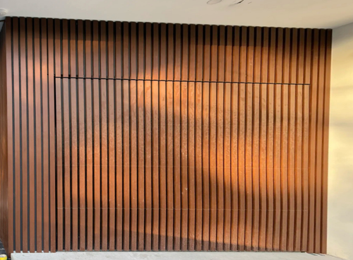 Brown matte wood grain color